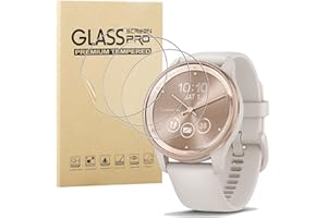 KUSINHOKA [3 Piezas Protector de Pantalla Compatible con Garmin Vivomove Trend, Anti-arañazos, Sin Burbujas, HD Flexible TPU Protectora Película para Garmin Vivomove Trend
