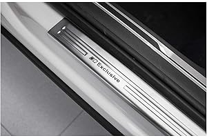 ‎TUNING-ART tuning-art EX128 Stainless Steel Door Sill Plate Set Suitable for VW Tiguan 2 AD1 2016-2024, Colour: Silver