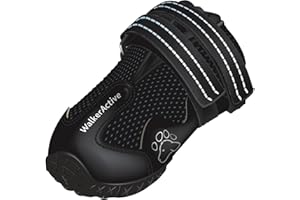 TRIXIE 2 Botas Protectoras Walker Active, Extra, XL, Negro, Perro