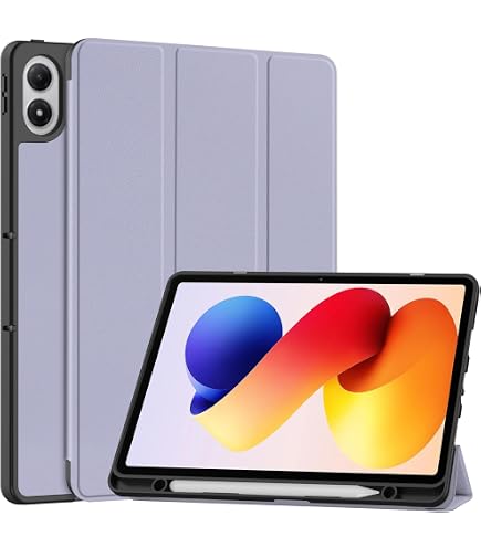 Effcotuo Hoes Voor Xiaomi Redmi Pad 2 Pro 12,1 Inch - Drievoudig Opvouwbaar PU Leder Tri-Fold Case Zwart