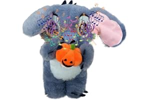 GENERIC Stitch Holding A Pumpkin Plush Toy,Breathing Sleeping Plush,Anxiety Relief for Adults,Otters Sleep Buddy For Adults Sleeping,2024 New Breathing Cartoon Stuffed Animal
