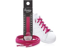 leazy Lacci Elastici Senza Nodo - Lacci Elastici Piatti Autobloccanti per Bambini & Adulti