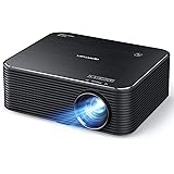 APEMAN Projector, Native 1080P Full HD Video Projector, Support 4K Movie, Electronic Keystone Correction, 300" LCD Screen for