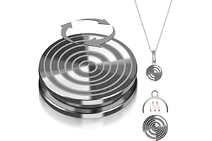 Coolden Fidget Spinner Desk Spinning Toy EDC Edelstahl Metall Kreisel Spielzeug Fidget Toys Anti Stress Spielzeug Spinner Anhänger Gyroskop Mit Schlüsselanhänger Sensorische Fidget Toy für Erwachsene