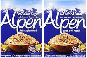 Weetabix Alpen Muesli sans sucre 560 g, lot de 2 (2x560g)