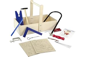 Pebaro 430 - Set Sega da traforo in Scatola di Legno