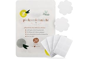 pieksmichnicht Pflanzliche Anti-Mücken-Aufkleber für Babys und Kinder Mückenschutz Insektenschutz Mückensticker Pflaster DEET frei