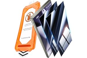 UniqueMe für Samsung Galaxy S24 Ultra für Panzerglas Sichtschutz - [Full Screen Displayschutz] Schutzfolie Sichtschutz für Samsung Galaxy S24 Ultra Schutzglas,Auto Installation,2 Stück