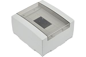 Electraline 60436 Centralino da Parete con Portello, 8 Moduli, Bianco