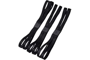 Shappy 3 Pieces Double-Straps Sport Headbands Elastic Hairband Non-Slip Sweatband for Women or Men