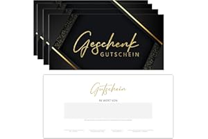 ‎EUMMEL 40 blanko Gutscheine zum selber Ausfüllen Geschenkgutscheine | Gutscheinkarten zum selbst ausfüllen | Gastro Restaurant Kosmetik Massage Beauty Nagelstudio Fußpflege etc.