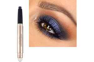 Lucoss Matita Occhi,Matite Glitterate Ombretto Occhi Waterproof Bianco/Marrone/Giallo/Verde/Viola/Blu/Rosa,Matita Bianca Perlata Occhi