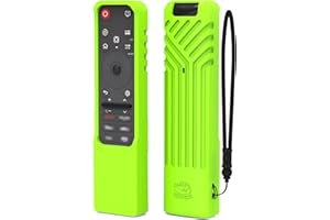 SIKAI Funda de Silicona para LG MR25GA Magic Remote (Serie OLED 2025 C5 B5 G5 M5), antigolpes y Antideslizante, Funda Protectora con Agarre para Mando a Distancia LG Smart TV, Color Verde