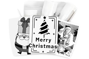 Memoking T02 Przezroczysty papier termiczny-20-letni klej 50 mm x 3.5 m do pisania tekstów fotograficznych Notatki studyjne i więcej, 3 rolki