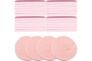 SZCXDKJ 48 Esponjas Faciales Comprimidas de Celulosa Natural - Reutilizables, Redondas para Limpieza, Lavado y Exfoliación de Cara - Masaje Facial