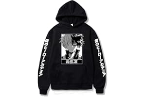 MEDM Anime Mon Héros Académia Sweat À Capuche Shoto Todoroki Pulls Sweatshirts Boku No Héros Académi Sweat-Shirt Tops
