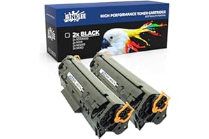 RINKLEE Q2612A kaseta z tonerem kompatybilna z HP Laserjet 1010 1012 1015 1018 1020 1022 1022N 1022NW 3010 3015 3020 30 3052 3055 M1005 M1319F | duży zasięg 2000 stron | czarny, 2 sztuki w opakowaniu