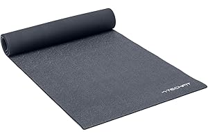 TECHFIT Tapis velo d'équipement de Fitness - Tapis de protection de sol antidérapant pour tapis de Course, vélos, rameurs, elliptiques et autres équipements de Gym