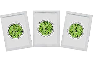 NATURAL PROBIOTIC SELECTION Colture per Lattoinnesto Yogurt – Pacco di 3 Bustine di Coltura Liofilizzata per Yogurt Rhamnosus e Gasseri (3 Bustine)