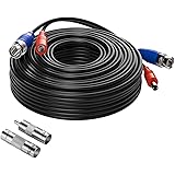 Anlapus 60ft 18M HD/AHD/TVI Tout-En-Un Câble BNC Vidéo pour Caméra de Surveillance