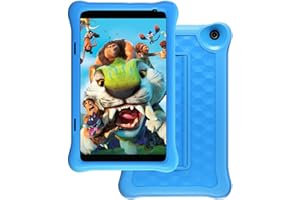 HiGrace Kids Tablet 8 inch, Android 11 Tablet for kids with Kidoz Installed, Parental Control, 2GB RAM+32GB ROM, 1280 * 800 FHD, WIFI, Bluetooth, Kids Edition Tablet with Protective Case (Blue)