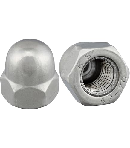 Écrou Borgne Frein M6 Acier zingué blanc - s