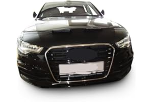 AUTO-BRA AB-00306 Car Bra Compatible with Audi A6 C7 Year of Manufacture 2011-2018 Hood Bra Stone Chip Protection Tuning Bonnet Bra