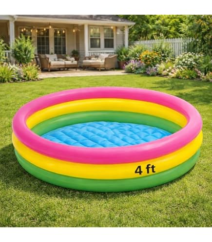 Buy Intex Mini Frame Pool (Multicolor) Blue 57403NP Online at Low