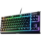 steelseries Apex 3 TKL Turkish Gaming Keyboard Tenkeyless, 8 Zone RGB Lighting Turkish QWERTY