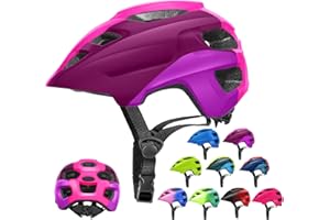 Kids Helmet, RaMokey Kids Bike Helmet for Boys Girls, Cycle Helmet with Visor for Kids 5-14, Childrens Bike Helmet Bicycle Cycling Helmet Kids (50-56CM)