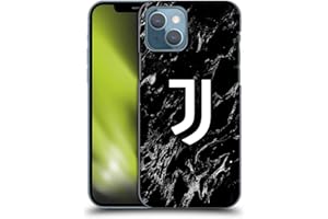 Head Case Designs Licenza Ufficiale Juventus Football Club Nero Marmoreo Custodia Cover Dura per Parte Posteriore Compatibile con Apple iPhone 13