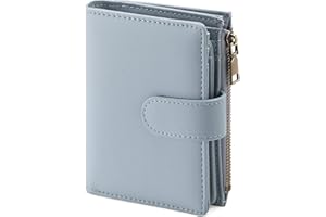 GAEKEAO Portafoglio Donna Piccolo, Porta Carte di Credito con Cerniera Grande Capacité Portamonete Donna con Protezione RFID, Borsellino Donna, Portafogli Regalo Donna