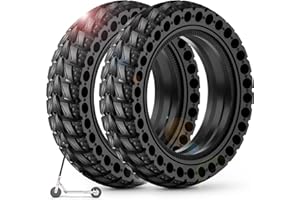 BANGTING 2PCS 50/75-6.1 Pouces Pneu Plein pour Trotinette Electrique, 8.5x2 Roue, 8 1/2 x 2 Pneus pour Xiaomi M365 / M365 Pro / 1S / Pro 2/3 / 3 Lite/Essential