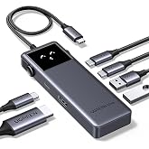 UGREEN Uno USB C Hub 5 Gbps, 4K@60Hz HDMI, LED Ekran, 2USB A ve 2USB C, PD 100W, iPhone 15, iPad Pro/Air, MacBook Pro/Air, St