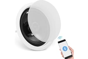 VEVOR Altoparlanti da Soffitto Bluetooth da 17 cm, 150 W, Sistema di Altoparlanti da Incasso a Soffitto e da Incasso con Impedenza 8Ω Sensibilità 89 dB, Casa Cucina Soggiorno Esterne Coperte 1 Pezzo