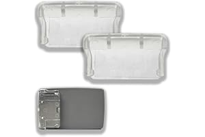 ARIKAREE Supporto Telepedaggio Nuovo Modello 2 Pezzi, Clip Adesiva per Dispositivo di Telepedaggio con Biadesivo Ultra Resistente (Trasparente, 2)