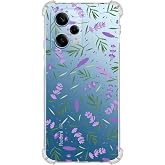 PrintiFy Xiaomi Redmi Note 12 Pro 5G Water Color 3 Baskılı Şeffaf K&ouml;şe Korumalı Antişok Kılıf