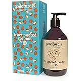 GoNaturals Aceite de Coco Fraccionado 100% Puro - Aceite Coco Fraccionado Natural, Suaviza y Calma la Piel Seca - Aceite de C
