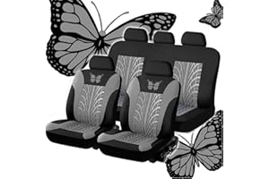 EGNIAN Voiture Ensembles De Housses Siège pour Dacia Sandero Stepway 3.GEN 2.Gen 2012 2013 2014 2015 2016 2017 2018 2019 2020 2021 2022 2023-2025, Confortables Respirant Interieu Accessoire,Grey