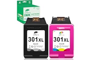 COLORETTO 301 XL Remanufacturado Cartuchos de Tinta para HP 301 XL 301XL Deskjet 2540 1510 2050 2050a 1050 3055 3050 3050a 2543 2510 2550 3054 1512 Envy 4500 4502 4503 5530 Officejet 2620 2622 4630