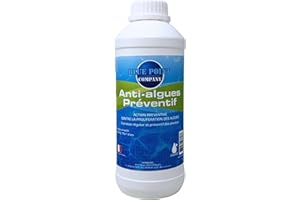 BLUE POINT COMPANY Algicide Anti-Algues Piscine, rattrapage Eau Verte │Anti Eau Verte/Trouble, Traitement Anti-algues │Produit Double Action Contre la Formation des algues (1L)
