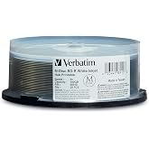 Verbatim 98915 M-DISC BD-R XL 100GB/1-4x, Inkjet 25-Disc Cakebox