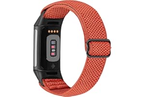 TumCez Cinturino Compatibile con Fitbit Charge 6 Cinturino/Fitbit Charge 5 Cinturino, Regolabile Braccialetto Elastico in Nylon cinturino di ricambio Sportive per Fitbit Charge 6/Charge 5 Donna Uomo