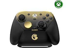 GameSir G7 Pro Wired Controller for Xbox Series X|S, Xbox One, Wireless Gamepad for PC&Android with TMR Sticks, Hall Effect Analog Triggers, 1000Hz Polling Rate, 3.5mm Audio Jack - Golden
