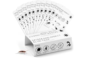 AMFUN 22 sztuki pułapek na karaluchy, pułapka na owady, pułapka na karalaki, pułapka na karaluchy, pułapka na pająki, do wnętrz mieszkania