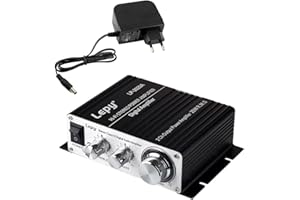 Lepy LP- 2020A HiFi (2 x 20W) Amplificatore Audio Stereo per MP3 MP4 Telefono Computer DAC ECC + Rifornimento di Corrente Alternata Adattatore del Caricatore di DC 13.5V 3A