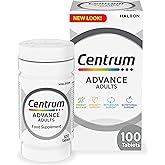 Centrum Advance 50 Multivitamin & Mineral Tablets - 30 Count - Vitamin D - 24 Essential