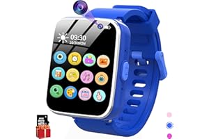 JUBUNRER Smartwatch Bambini Orologio Digitale Bambino con HD Telecamera Musica Orologio Giochi Sveglia, Bambina Ragazza e Ragazzo 3-12 Anni Regalo