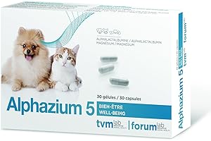 TVM Alphazium 5 chat et chien stressé 30 gélules
