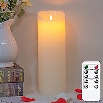 2 Candele LED Senza Fiamma Impermeabili - Timer 6 Ore, Tremolio Realistico, Per Esterni E Interni - Foto 3